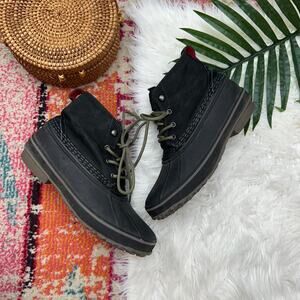 UGG Black Waterproof Winter Zetik Duck Boot Mens 7 Style 1017304